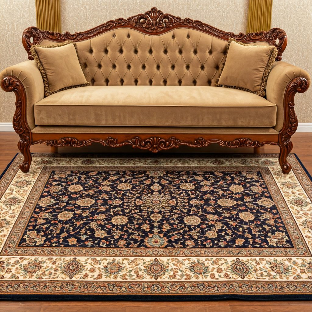 مبل کلاسیک با چه فرشی ست میشه