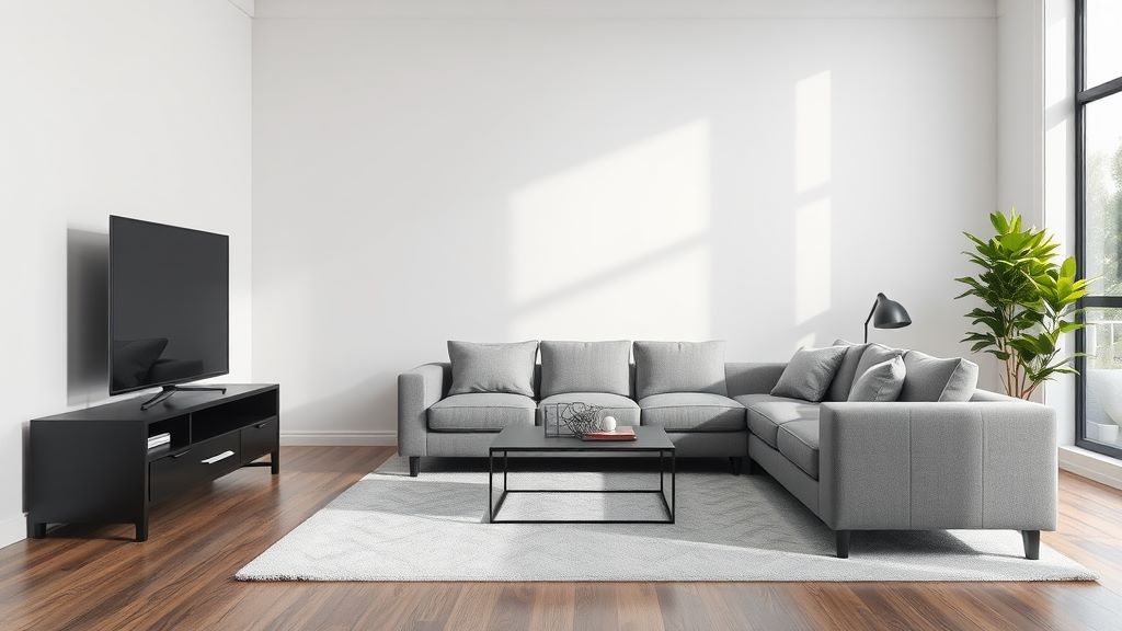 مبل طوسی با چه میز تلویزیونی ست میشه ؟ 