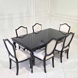میز غذاخوری 6 نفره ژانین