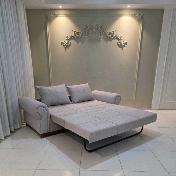 کاناپه تختخوابشو ۲ نفره مدل ماهلین - تصویر 3