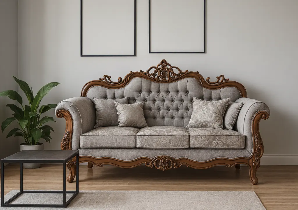 تلفیق مبل کلاسیک با دکوراسیون مدرن