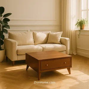 میز جلومبلی مینیمال ۲ کشو نهال