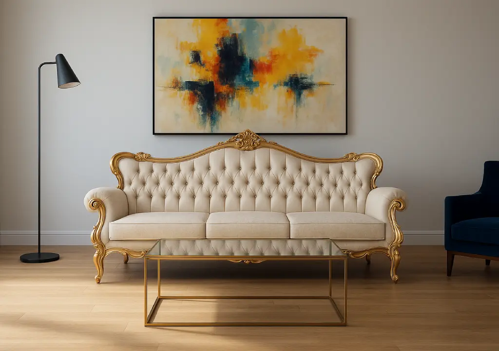 تلفیق مبل کلاسیک با دکوراسیون مدرن