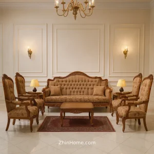 مبل کلاسیک گندمی