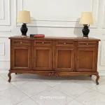 کنسول آینه نئوکلاسیک ۳ گل فرانسوی - Image 2