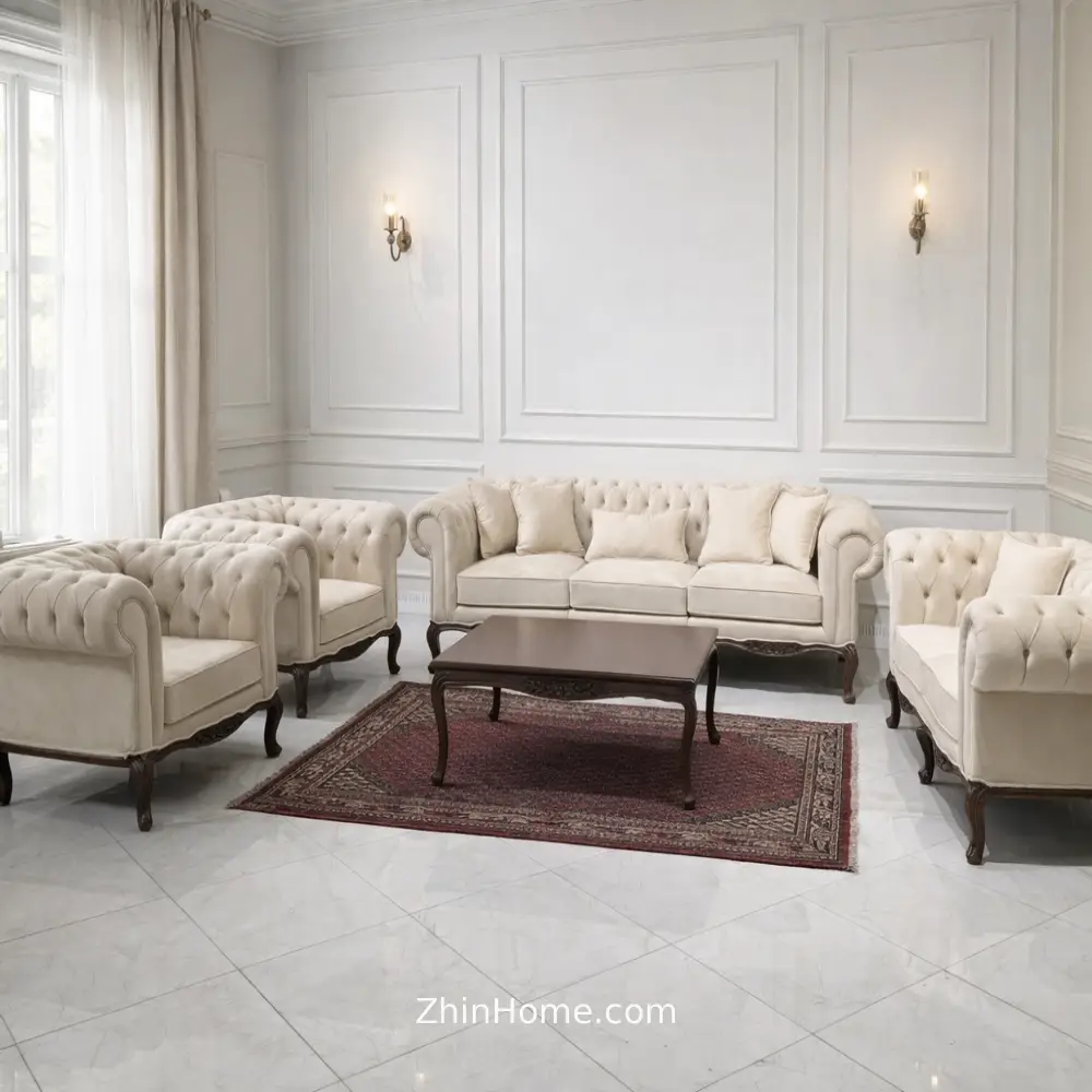 خرید مبل نئوکلاسیک فرانسوی چستر مبل نئوکلاسیک فرانسوی چستر