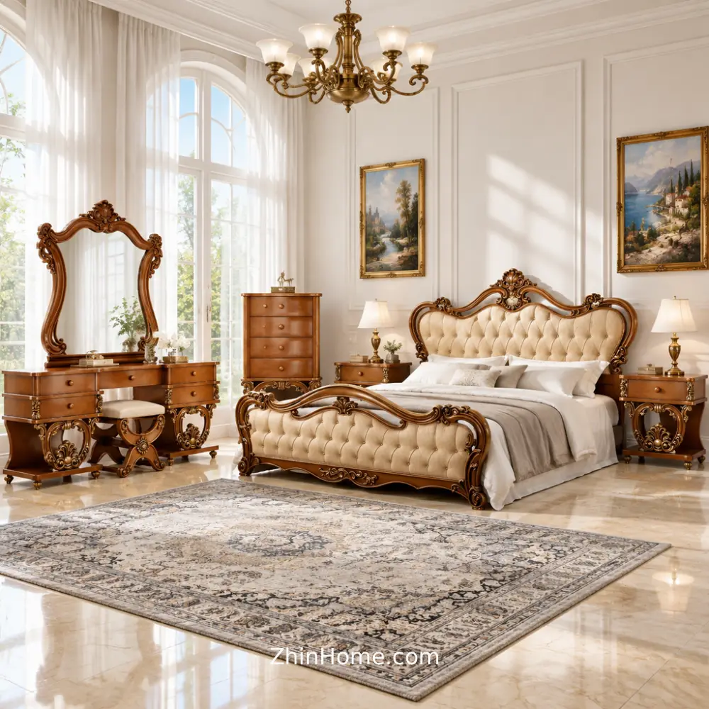 خرید سرویس خواب کلاسیک دونفره پندار سرویس خواب کلاسیک دونفره پندار